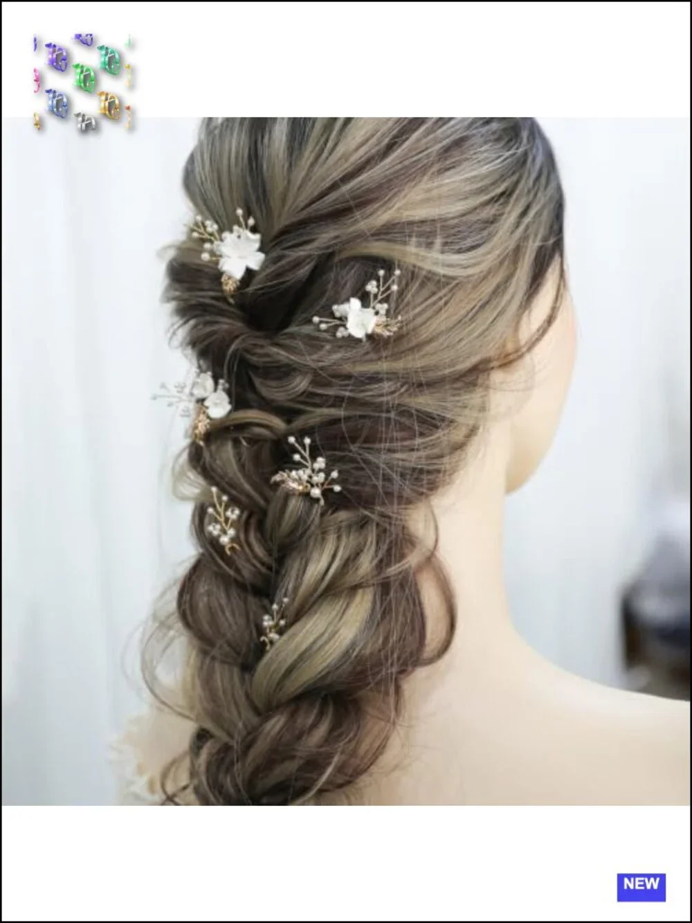 Handmade Pearl Floral Bridal Hair Pins Wedding Hair Accessories